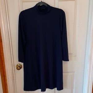 NWT Navy Blue high neck dress